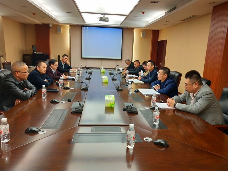区国资委调研组就集团与重庆网唛汇合作的有关事项进行专题调研