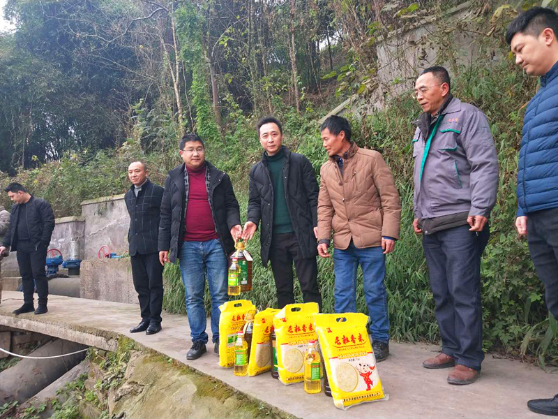 公司展开春节走访慰问和安全生产大检查活动